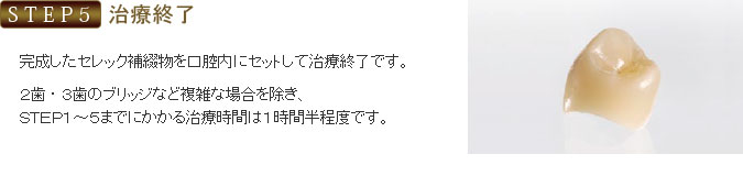 ステップ５　治療終了